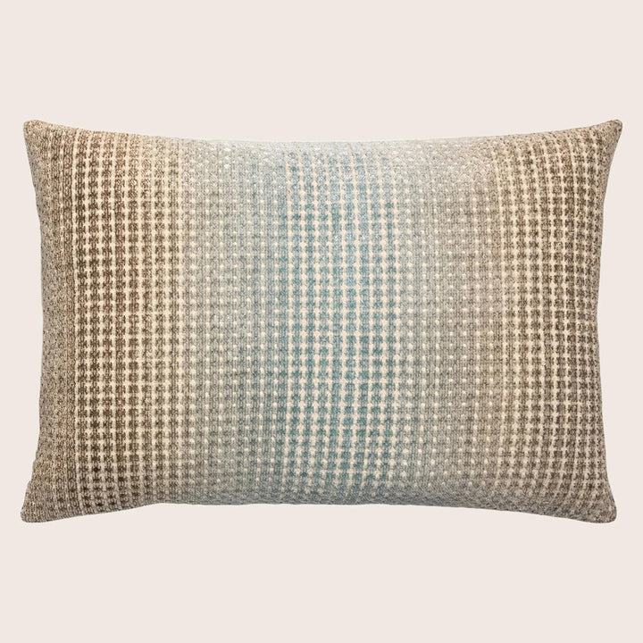 Morpho Woven Jacquard Lumbar Pillow Agave