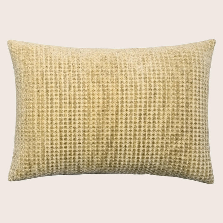 Morpho Woven Jacquard Lumbar Pillow Gold