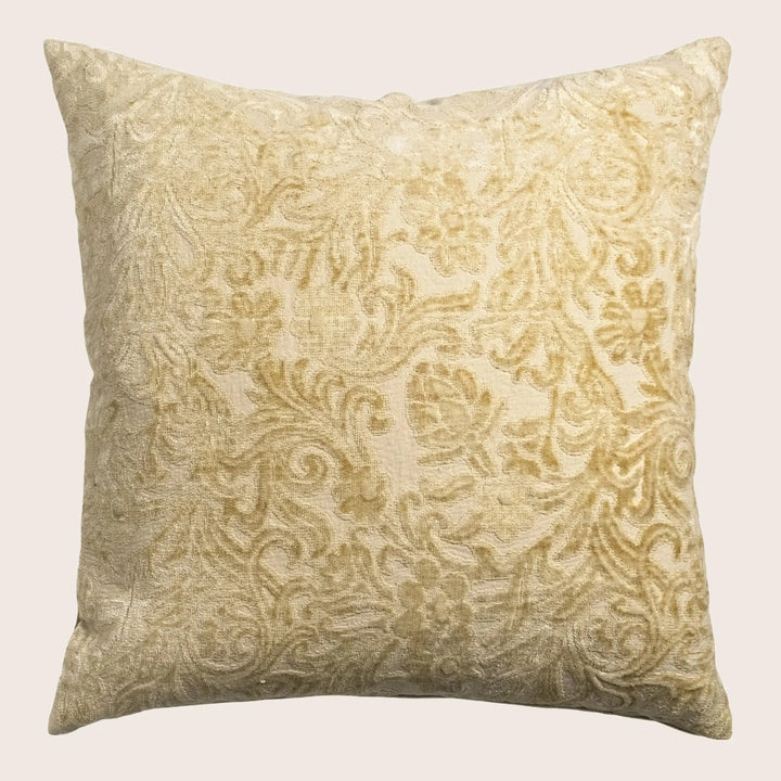 Prospect Park Woven Jacquard Pillow Gold