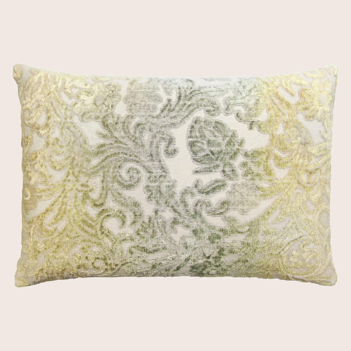 Prospect Park Woven Jacquard Lumbar Pillow Maize