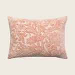 Prospect Park Woven Jacquard Lumbar Pillow Peach