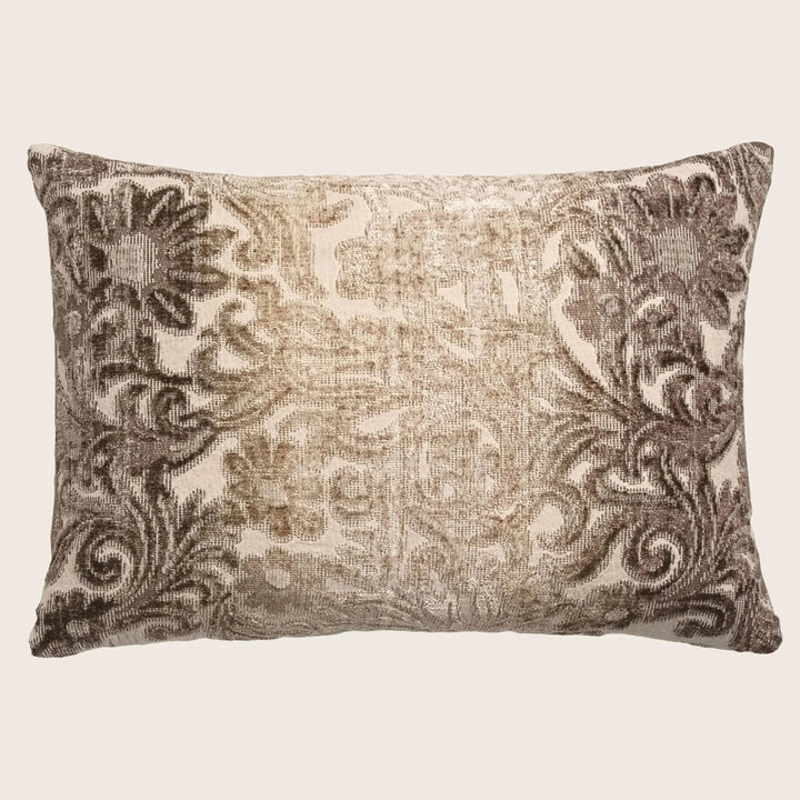 Prospect Park Woven Jacquard Lumbar Pillow Sable
