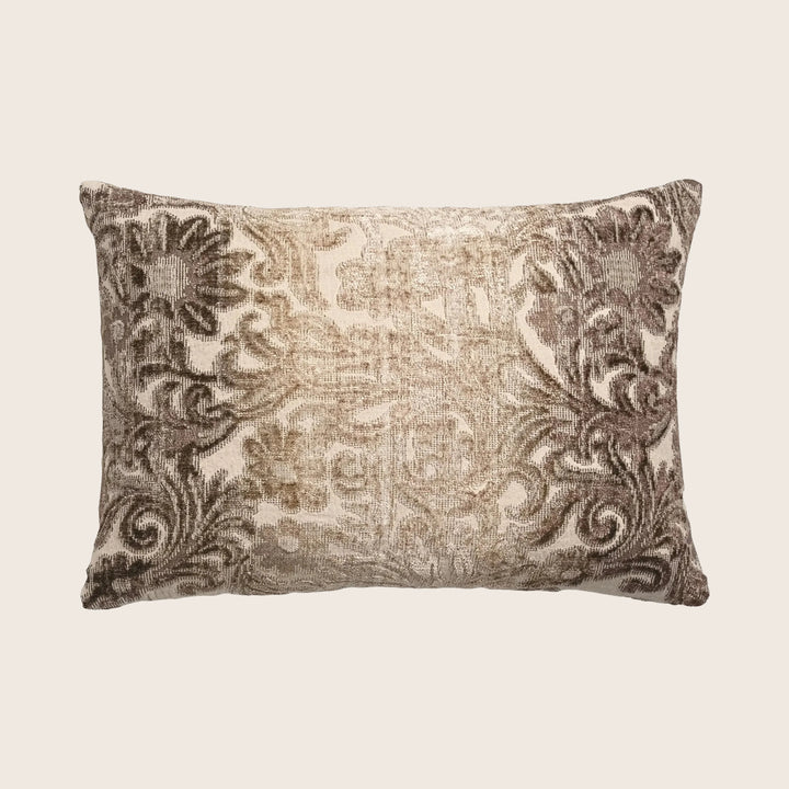 Prospect Park Woven Jacquard Lumbar Pillow Sable