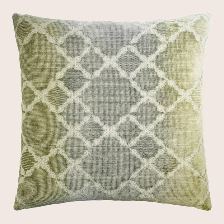 Trellis Woven Jacquard Pillow Cactus
