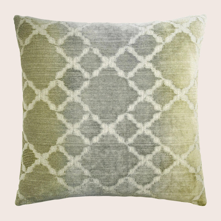 Trellis Woven Jacquard Pillow Cactus