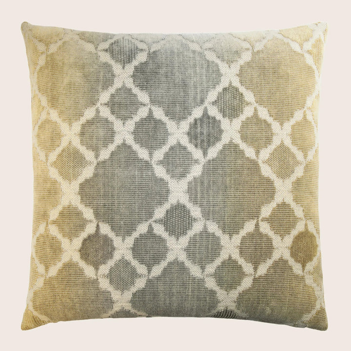 Trellis Woven Jacquard Pillow Maize