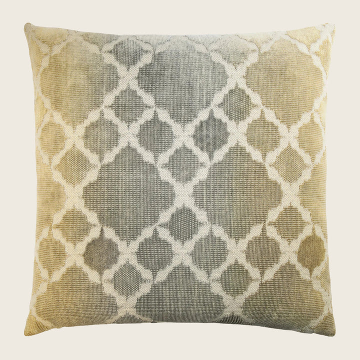 Trellis Woven Jacquard Pillow Maize