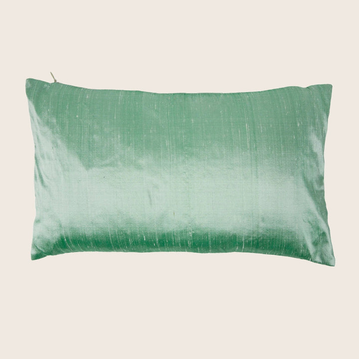 Dupioni Sage Mint Pillow
