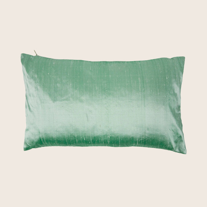 Dupioni Sage Mint Pillow