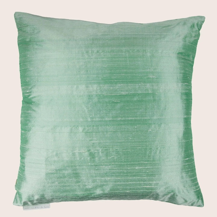 Dupioni Sage Mint Pillow