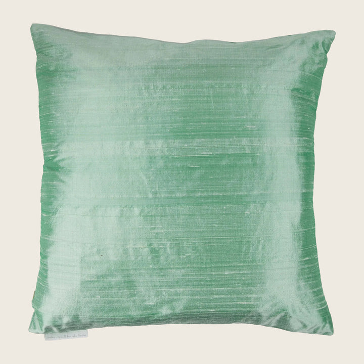 Dupioni Sage Mint Pillow