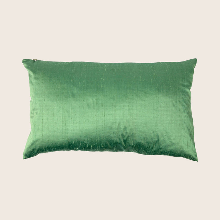 Dupioni Evergreen Pillow