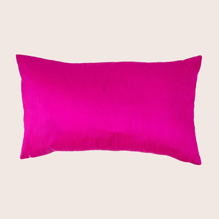 Dupioni Hot Pink Pillow