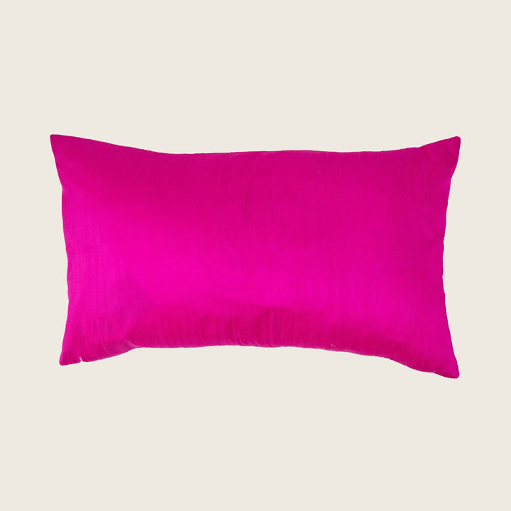 Dupioni Hot Pink Pillow