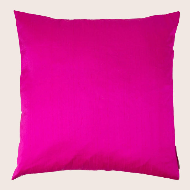 Dupioni Hot Pink Pillow