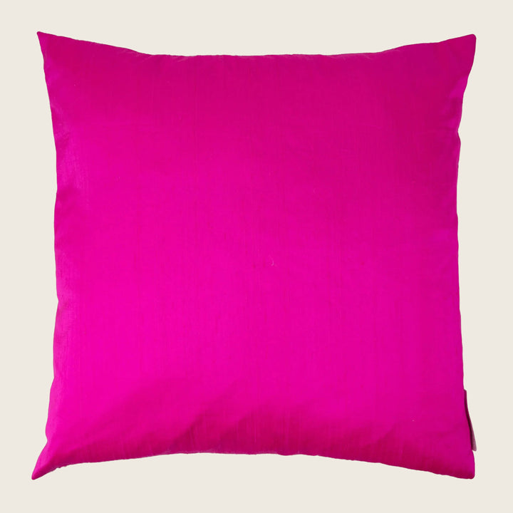Dupioni Hot Pink Pillow