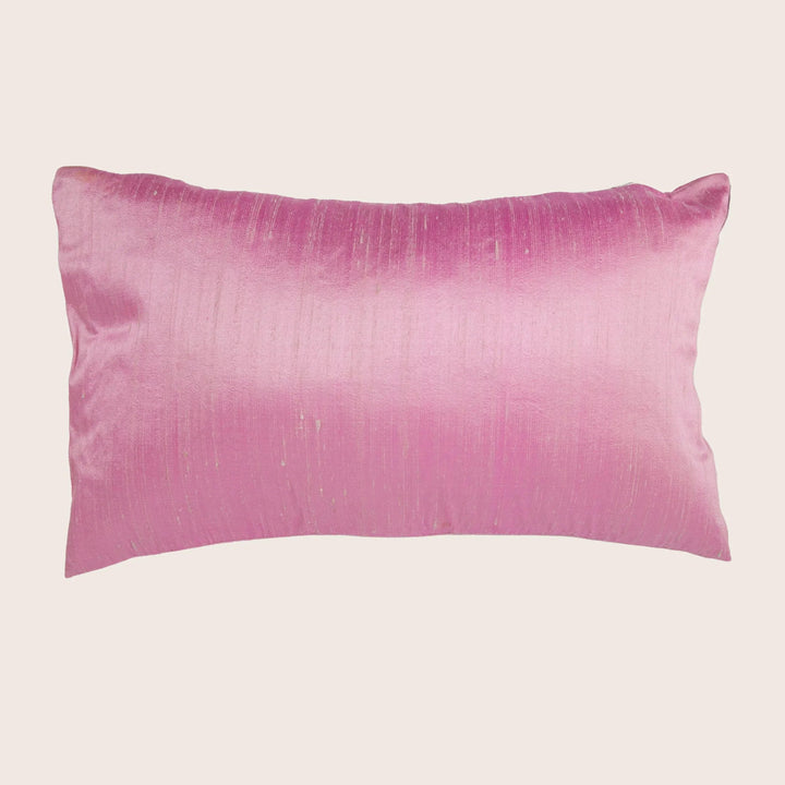 Dupioni Peony Pillow