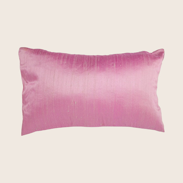 Dupioni Peony Pillow