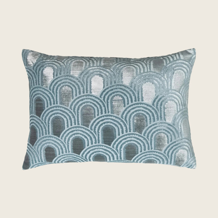 Endless Velvet Lumbar Pillow Harbor