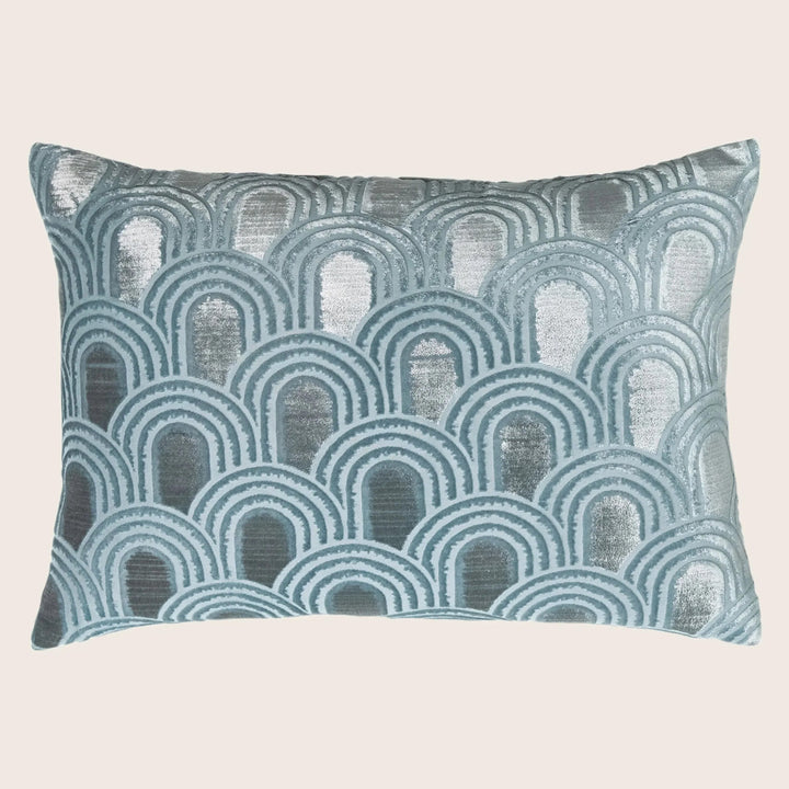 Endless Velvet Lumbar Pillow Harbor