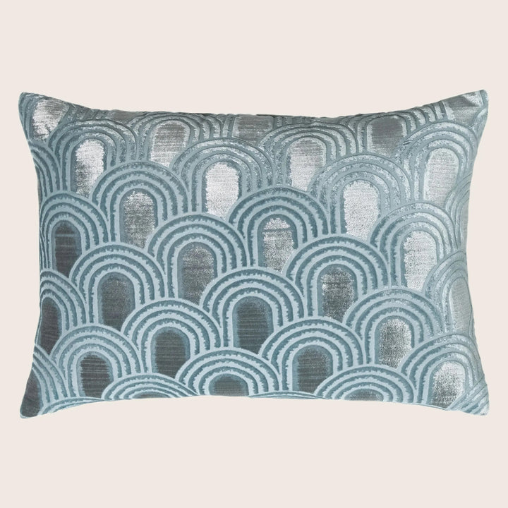 Endless Velvet Lumbar Pillow Harbor