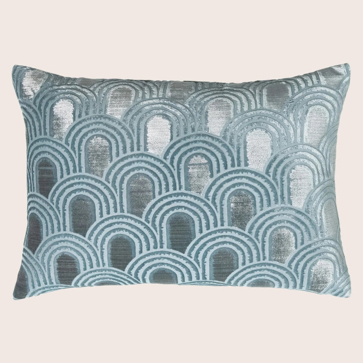 Endless Velvet Lumbar Pillow Harbor