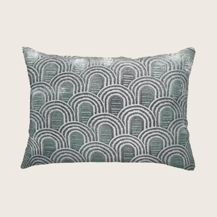 Endless Velvet Lumbar Pillow Jade