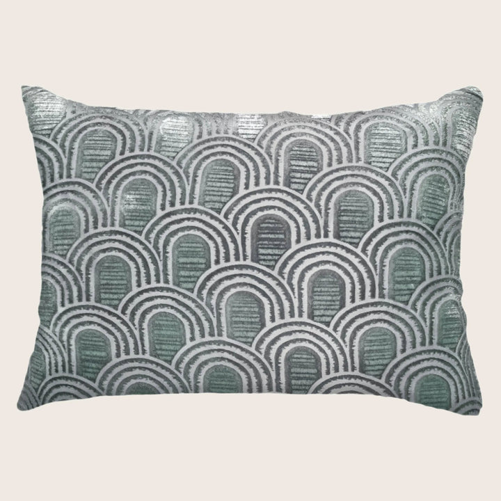 Endless Velvet Lumbar Pillow Jade