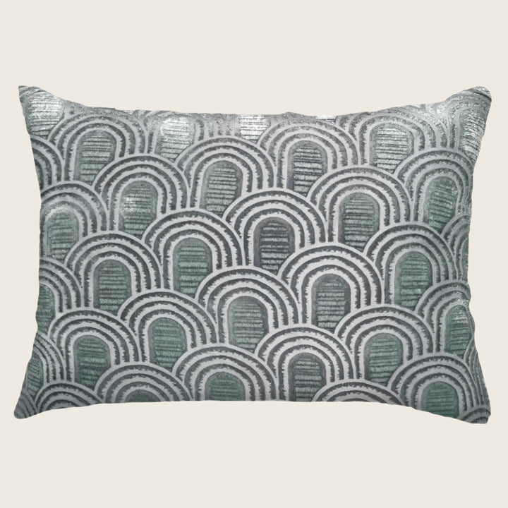 Endless Velvet Lumbar Pillow Jade