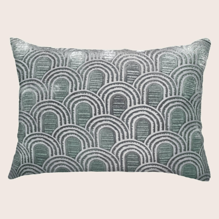 Endless Velvet Lumbar Pillow Jade