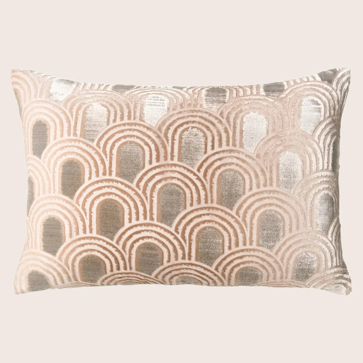Endless Velvet Lumbar Pillow Latte