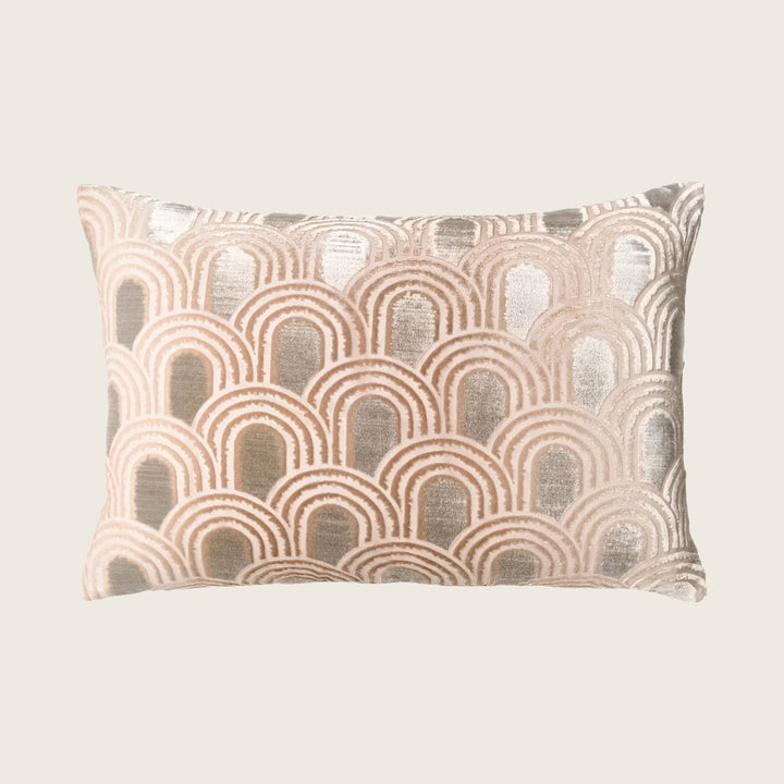 Endless Velvet Lumbar Pillow Latte