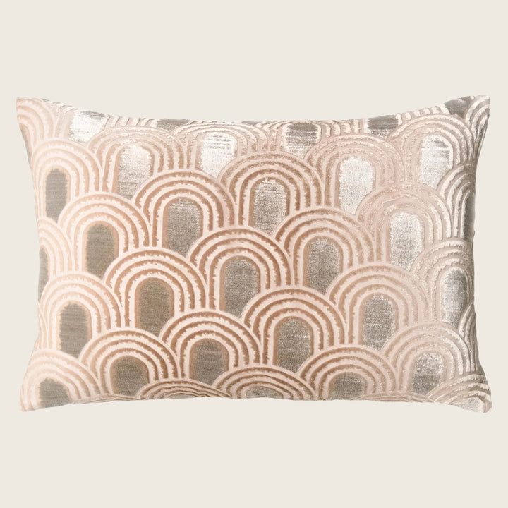 Endless Velvet Lumbar Pillow Latte