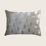 Endless Velvet Lumbar Pillow Nickel