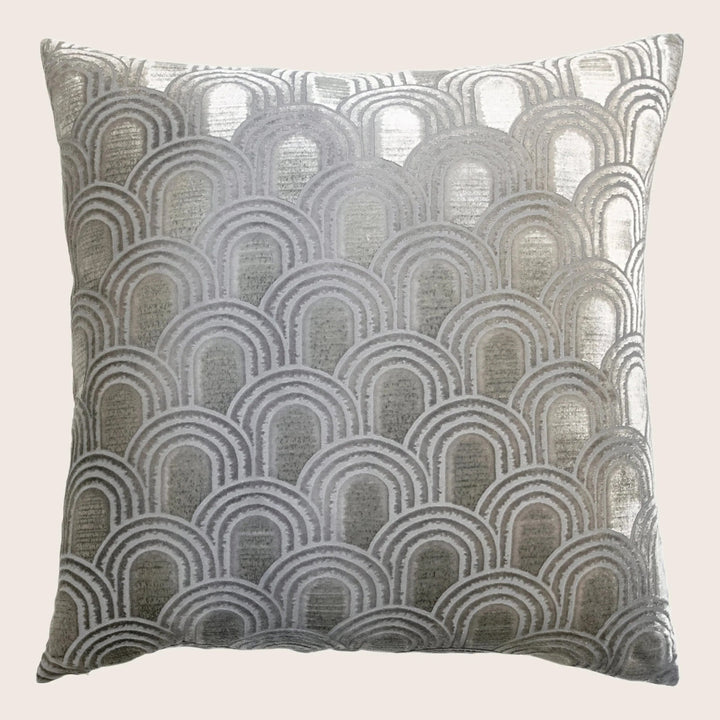 Endless Velvet Pillow Nickel
