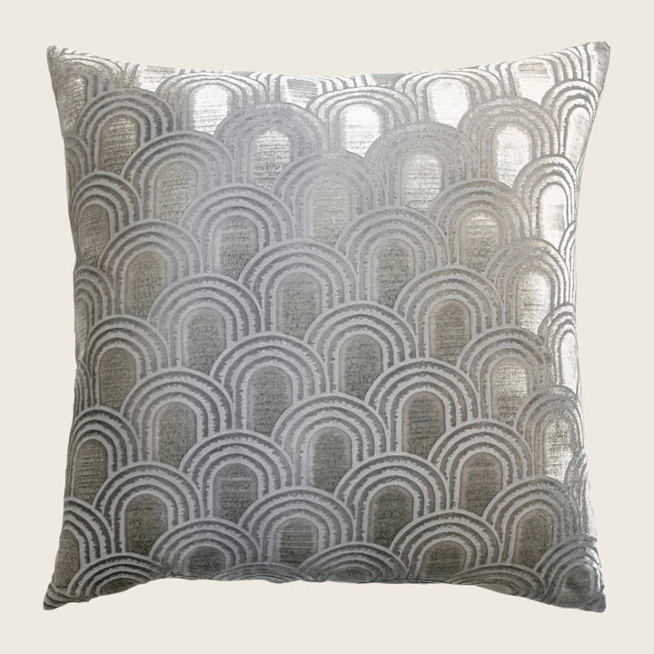 Endless Velvet Pillow Nickel