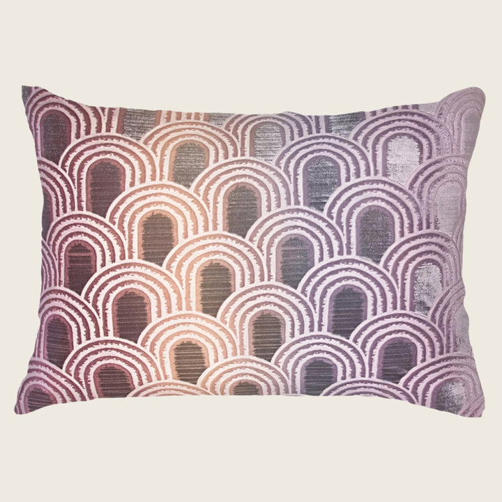 Endless Velvet Lumbar Pillow Opal