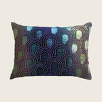 Endless Velvet Lumbar Pillow Peacock