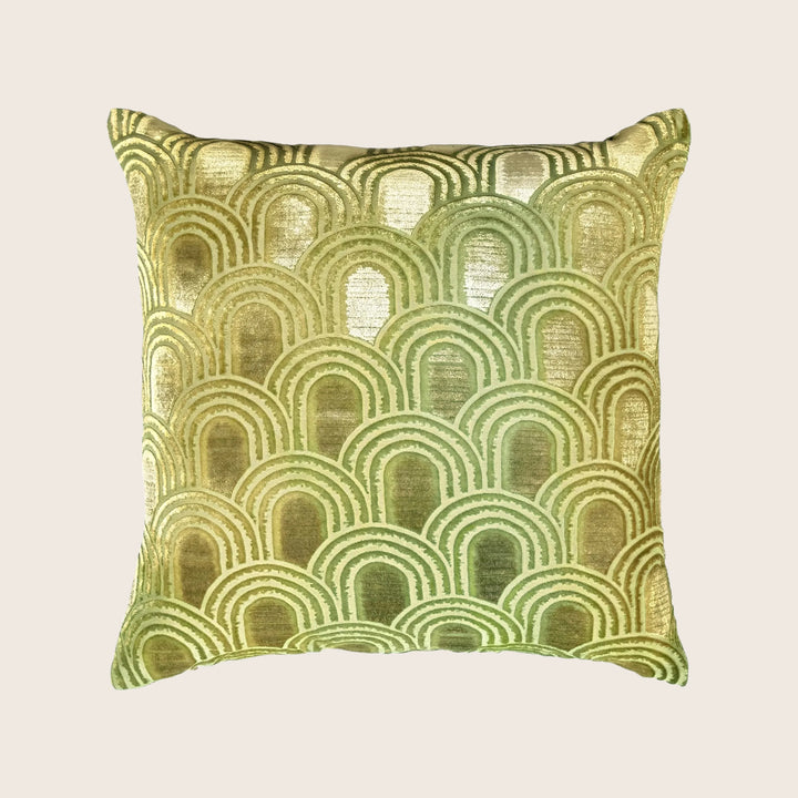 Endless Velvet Pillow Scallion