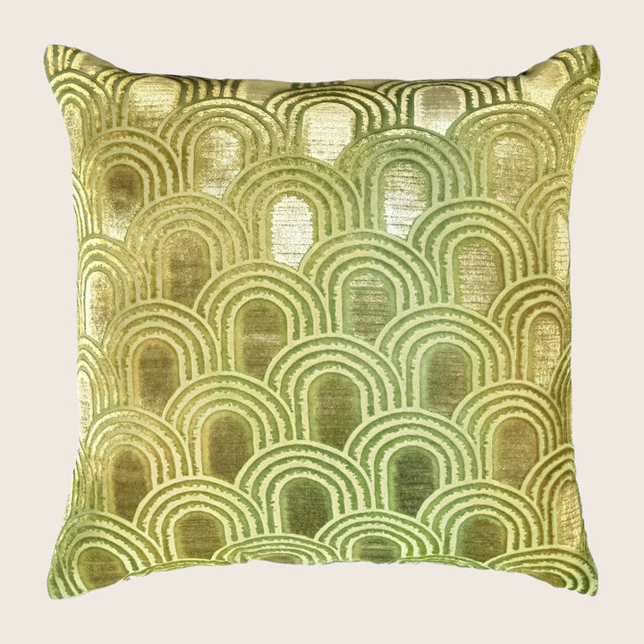 Endless Velvet Pillow Scallion