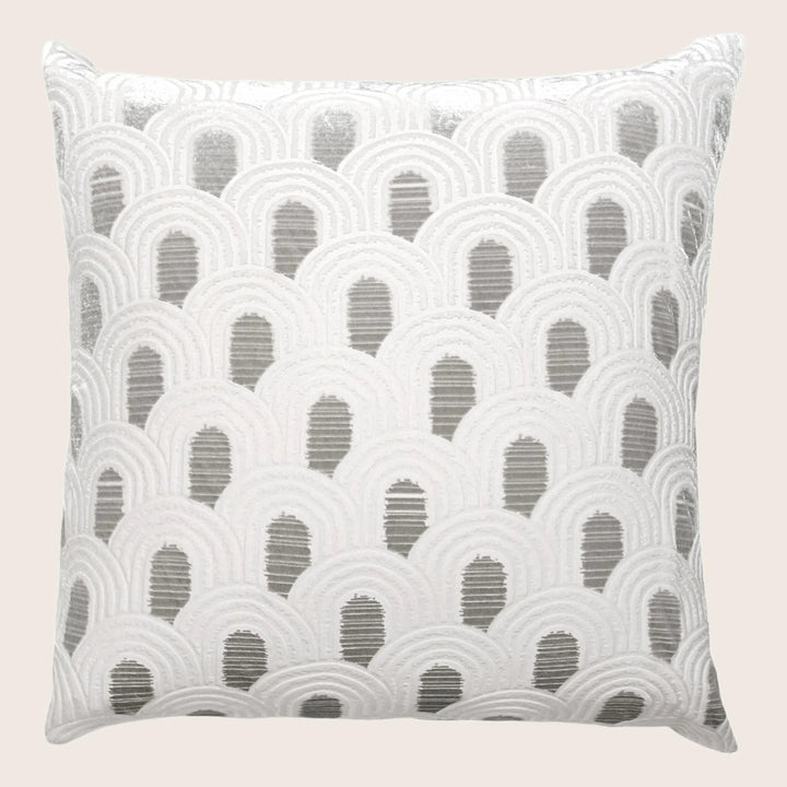 Endless Velvet Pillow White