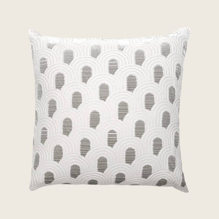 Endless Velvet Pillow White