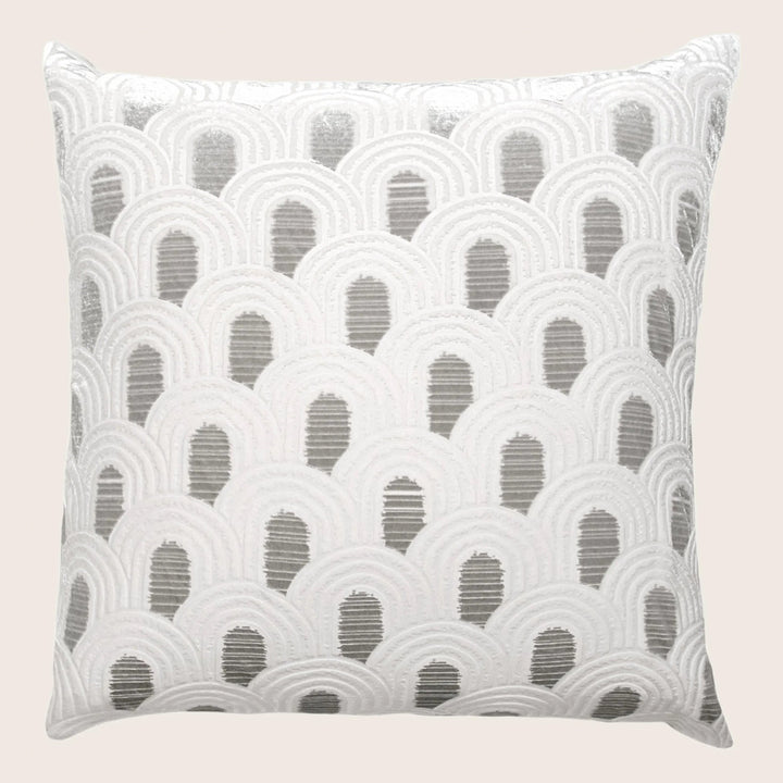 Endless Velvet Pillow White
