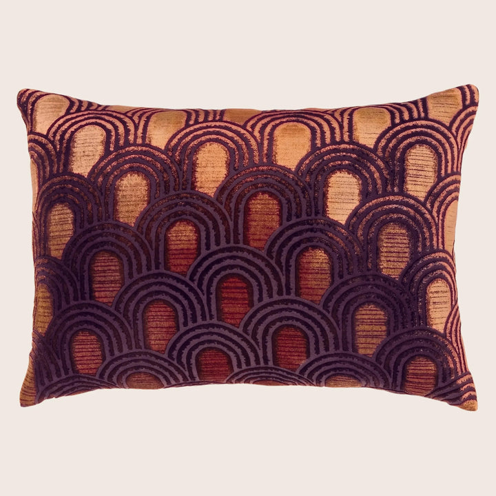 Endless Velvet Lumbar Pillow Wildberry