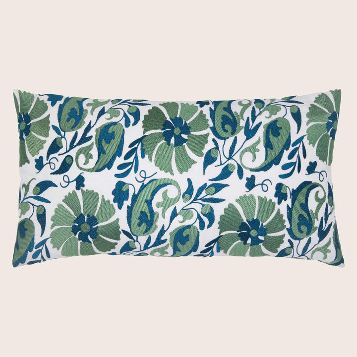 Samaira Embroidered Lumbar Pillow