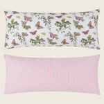 Reversible Baudin Butterfly Quilted Lumbar Pillow Cover