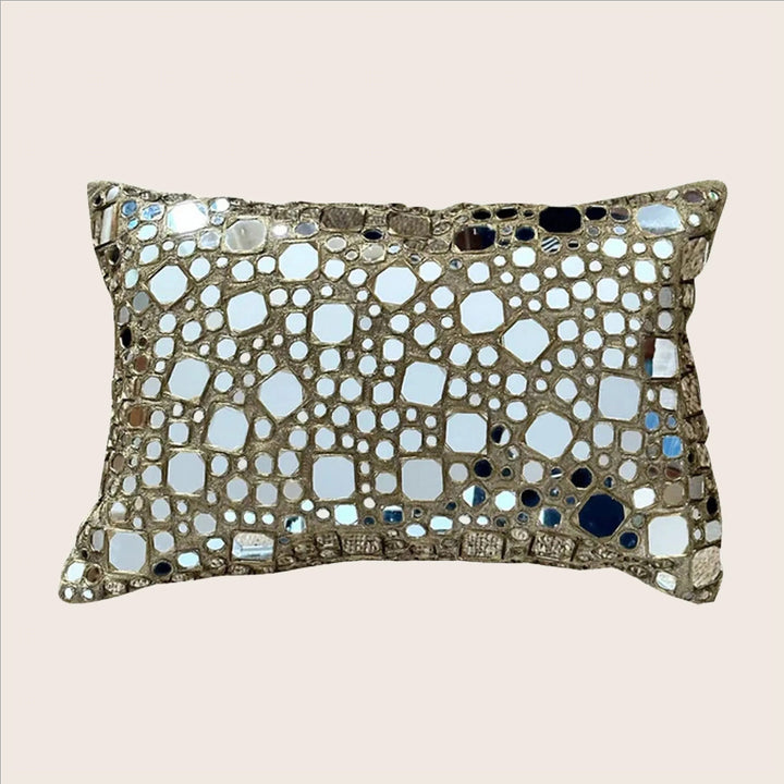 Mosaic Mirror Lumbar Pillow