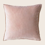 Pip Washed Velvet Blush Pillow