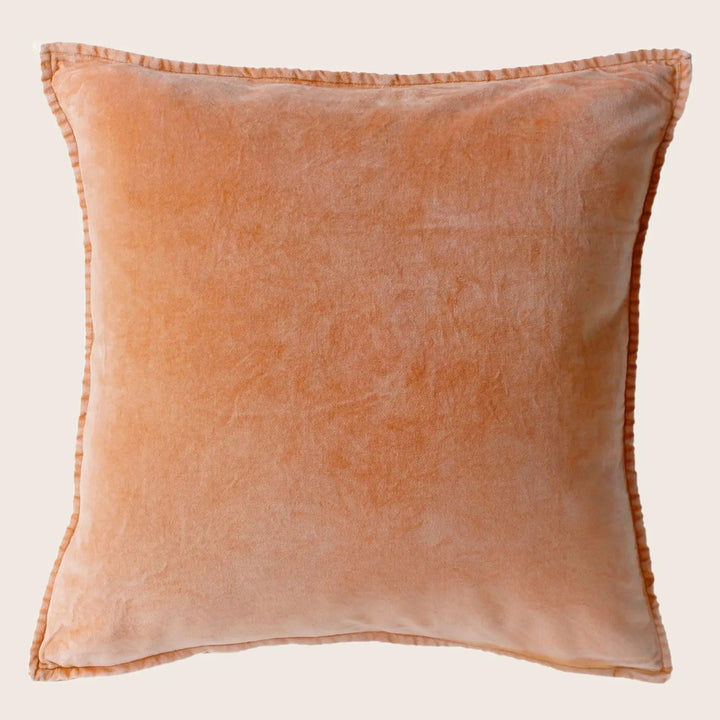 Pip Washed Velvet Ginger Pillow