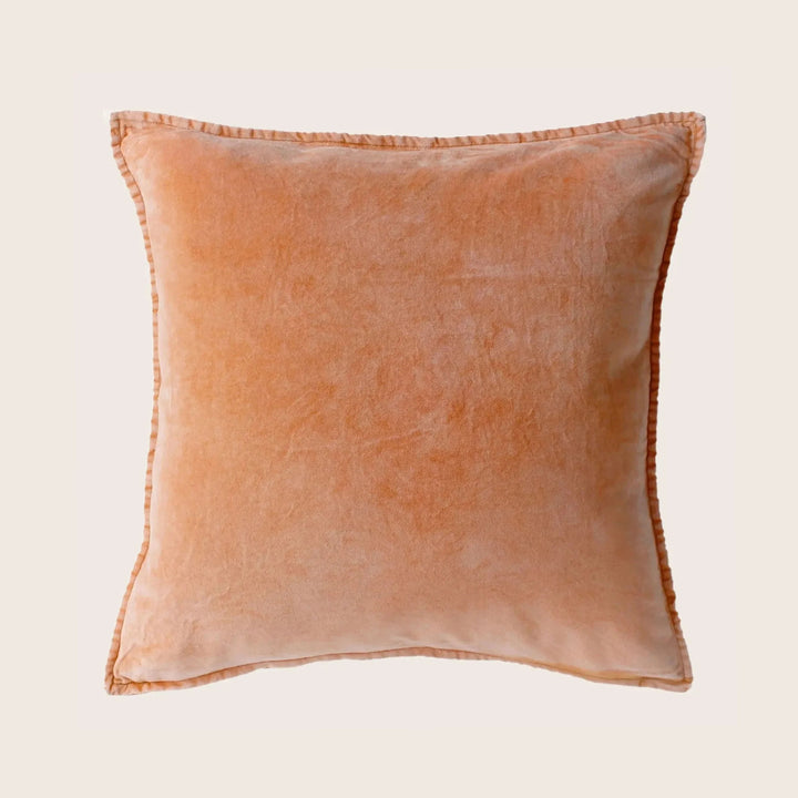 Pip Washed Velvet Ginger Pillow